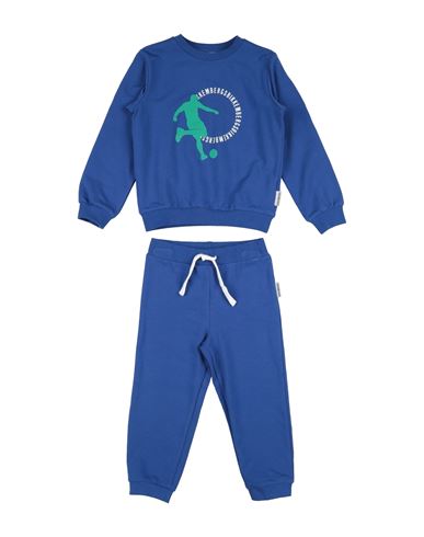 Bikkembergs Toddler Boy Tracksuit Blue Size 4 Cotton, Elastane In Blue