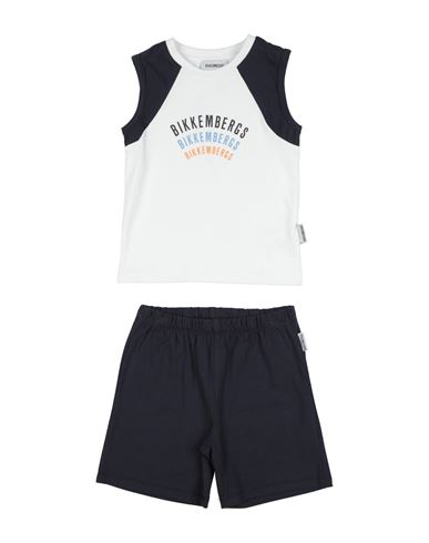 Bikkembergs Toddler Boy Co-ord White Size 3 Cotton In White