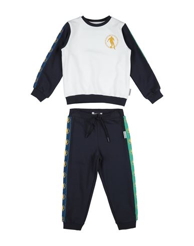 Bikkembergs Toddler Boy Tracksuit White Size 4 Cotton, Elastane In Black
