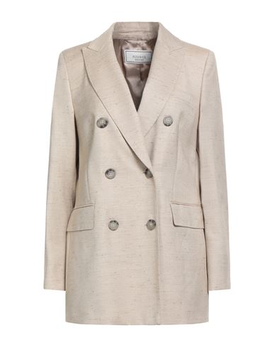 Peserico Woman Blazer Beige Size 6 Virgin Wool, Silk, Cashmere In Neutral