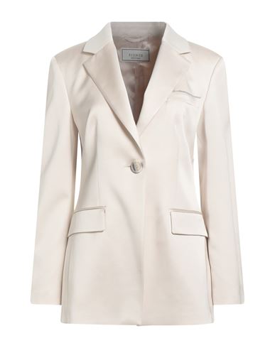 Peserico Woman Blazer Cream Size 10 Viscose, Wool, Elastane In Neutral