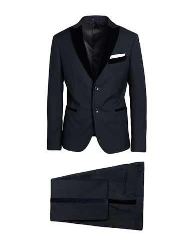 Suithomme Man Suit Midnight Blue Size 40 Polyester, Rayon, Elastane In Blue