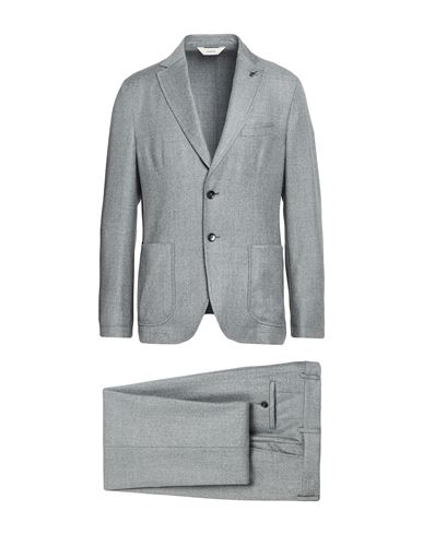 Paoloni Man Suit Grey Size 44 Virgin Wool, Polyamide In Gray