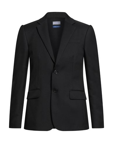 Off-white Man Blazer Black Size 42 Polyester In Black