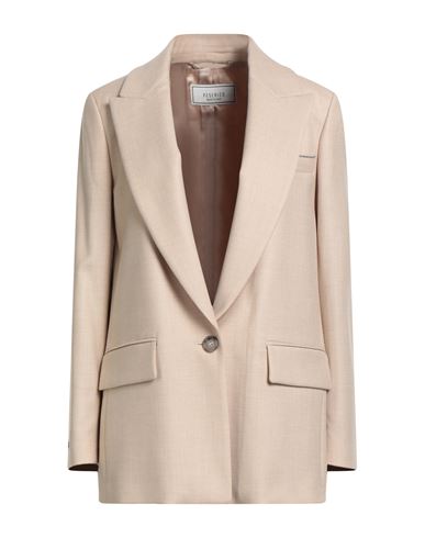 Peserico Woman Blazer Beige Size 6 Virgin Wool, Cashmere, Elastane In Neutral