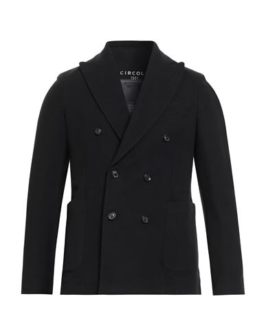 Circolo 1901 Man Blazer Midnight Blue Size 36 Wool In Black