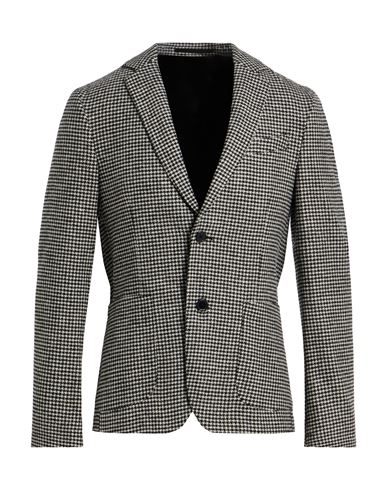 Officine Generale Officine Générale Man Blazer Black Size 46 Merino Wool In Black