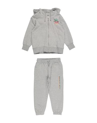 Manuel Ritz Toddler Boy Tracksuit Grey Size 4 Cotton In Gray