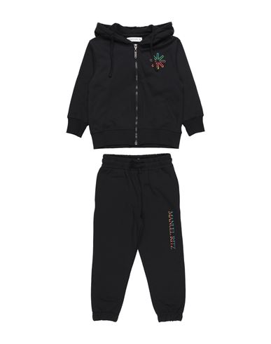 Manuel Ritz Toddler Boy Tracksuit Black Size 4 Cotton In Black