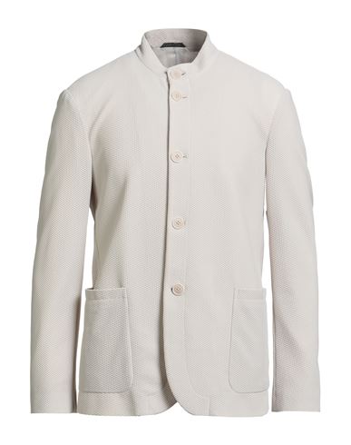 Giorgio Armani Man Blazer Off White Size 44 Polyamide, Elastane In White