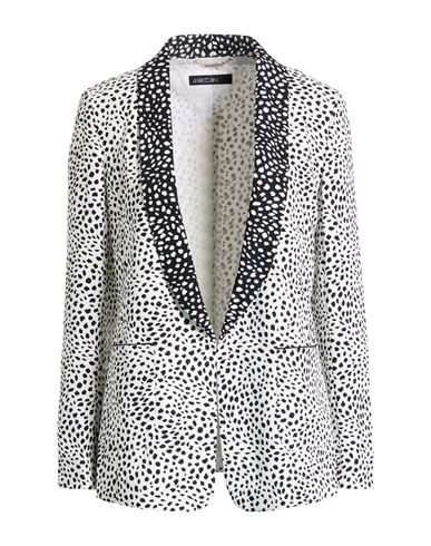 Marc Cain Woman Blazer White Size 5 Polyester In White