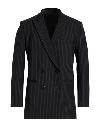 Pinko Woman Blazer Black Size 8 Polyester, Wool, Lyocell In Black