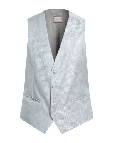 Pal Zileri Cerimonia Man Tailored Vest Sky Blue Size 40 Polyester In Blue