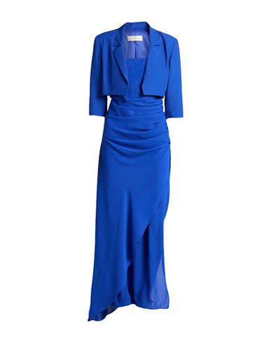 Corte Dei Gonzaga Woman Co-ord Bright Blue Size 8 Polyester In Blue