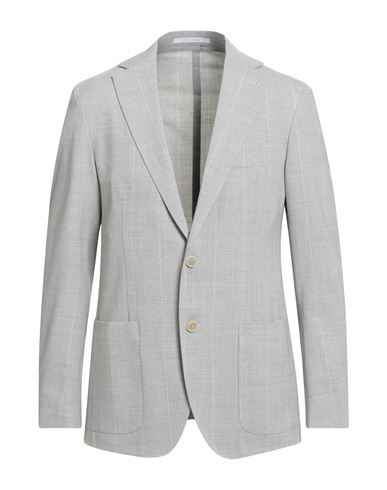 Eleventy Man Blazer Light Grey Size 44 Wool, Elastane In Gray