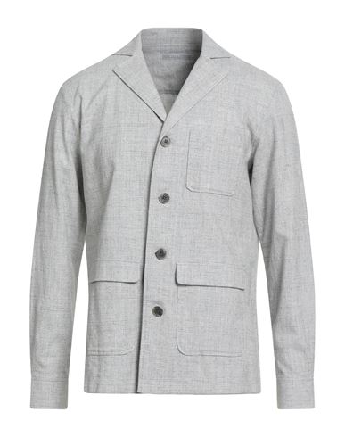 Hiltl Man Blazer Light Grey Size Xxl Cotton, Elastane In White
