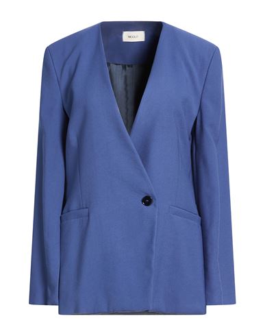 Vicolo Woman Blazer Blue Size M Viscose, Polyester