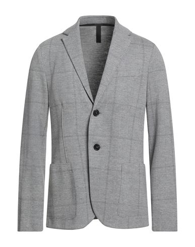 Harris Wharf London Man Blazer Light Grey Size 44 Wool, Cotton In Gray