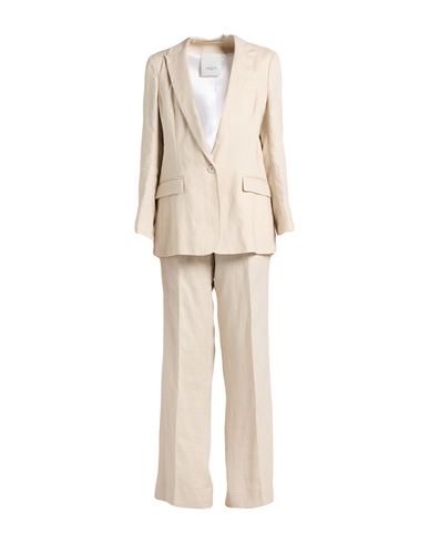 Breras Milano Woman Suit Beige Size 14 Linen In Pink