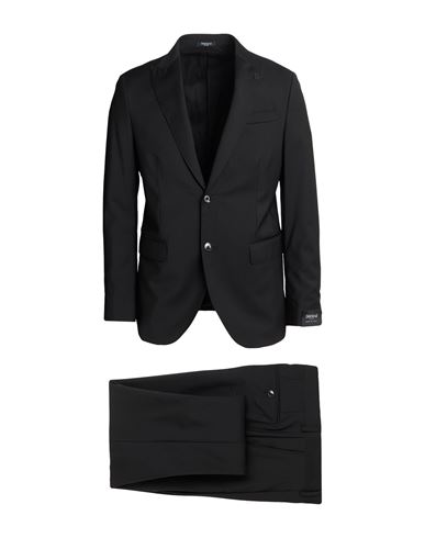 Breras Milano Man Suit Black Size 44 Virgin Wool In Black