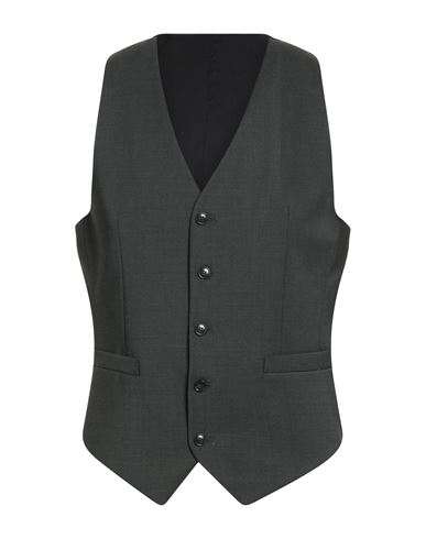 Tiger Of Sweden Man Tailored Vest Grey Size 40 Polyester, Wool, Elastane In Gray