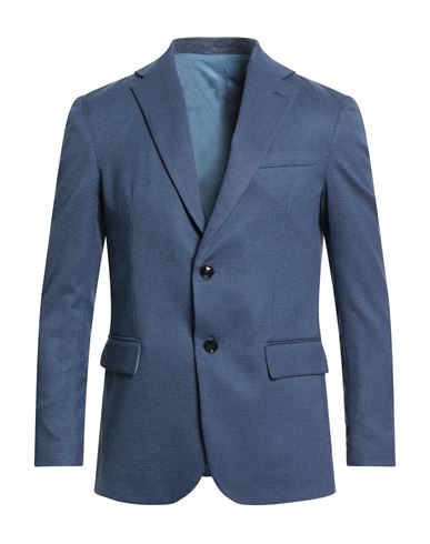 Liu •jo Man Man Blazer Blue Size 36 Polyester, Viscose, Elastane In Blue