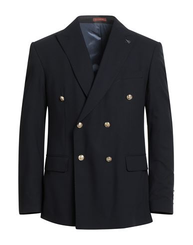 Suit Sartoria Man Blazer Midnight Blue Size 48 Pes, Wool, Lycra In Blue