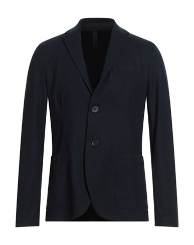 Harris Wharf London Man Blazer Navy Size 40 Cashmere, Elastane In Blue