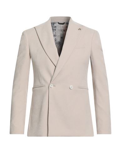 Havana & Co. Man Blazer Cream Size 34 Viscose, Nylon, Elastane In White
