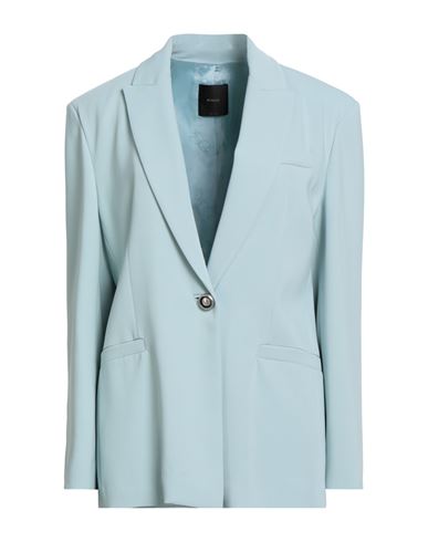 Pinko 'faraona' Light Blue Single-breasted Jacket With Peak Revers In Blue