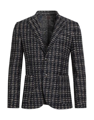 Victor Cool Man Blazer Midnight Blue Size 40 Polyester, Acrylic, Wool, Cotton In Multi