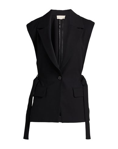 Drumohr Woman Blazer Midnight Blue Size 4 Virgin Wool, Polyamide, Elastane In Blue