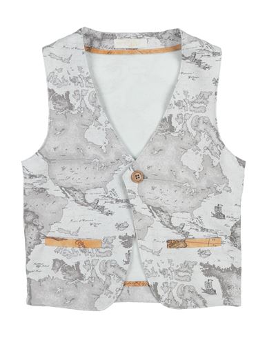 Alviero Martini 1a Classe Junior Toddler Boy Tailored Vest Light Grey Size 6 Cotton, Elastane In Gray