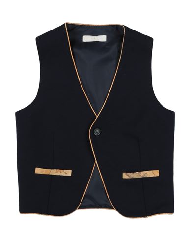 Alviero Martini 1a Classe Junior Toddler Boy Tailored Vest Navy Size 6 Cotton, Elastane In Blue