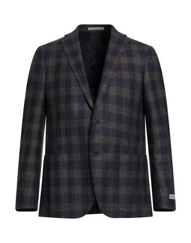 Nino Danieli Man Blazer Navy Size 38 Virgin Wool In Brown