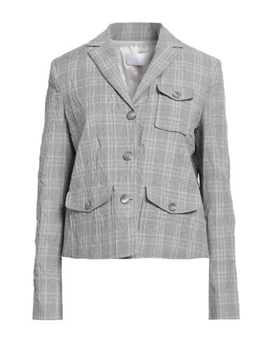 Fabiana Filippi Woman Blazer Light Grey Size 4 Virgin Wool In Gray
