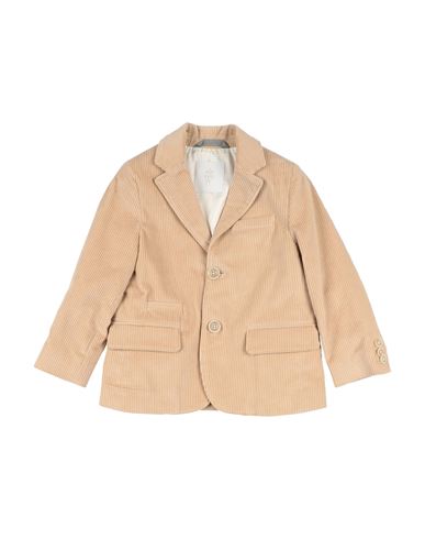 Eleventy Toddler Boy Blazer Camel Size 6 Cotton, Elastane In Nude