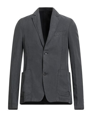 Officine Generale Officine Générale Man Blazer Grey Size 44 Lyocell, Linen, Cotton In Gray