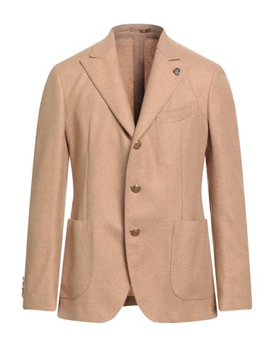 Gabriele Pasini Man Blazer Camel Size 42 Wool, Polyamide In Multi
