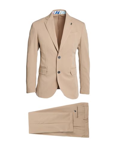 Bob Man Suit Sand Size 36 Polyester, Viscose, Elastane In Pink