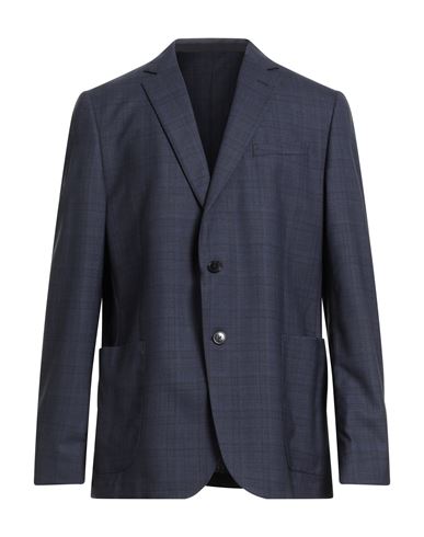 Lab. Pal Zileri Man Blazer Navy Size 46 Wool In Blue