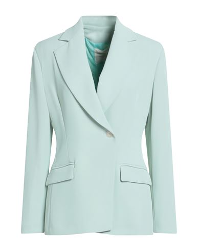 King Kong Woman Blazer Light Green Size 6 Polyester, Elastane In Green