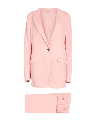 Massimo Alba Woman Suit Light Pink Size 6 Cotton In Pink