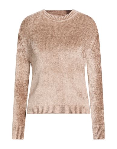 Herno Resort Woman Sweater Light Brown Size 12 Viscose, Polyamide, Cotton In Neutral