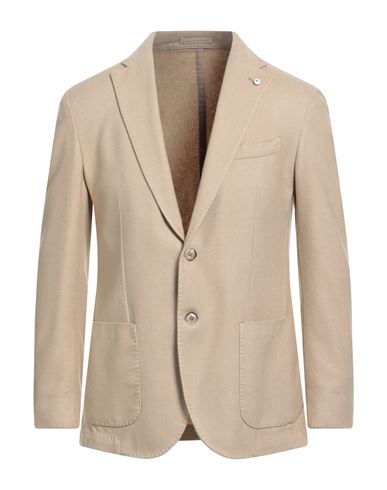 L.b.m 1911 L. B.m. 1911 Man Blazer Beige Size 46 Virgin Wool, Polyester, Cashmere In Neutral