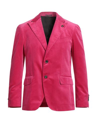 Gabriele Pasini Man Blazer Fuchsia Size 38 Cotton In Pink