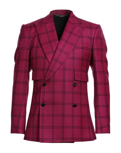 Dolce & Gabbana Man Blazer Garnet Size 50 Virgin Wool In Red