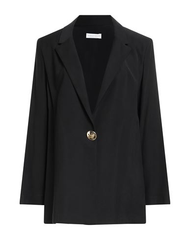 Le Tricot Perugia Woman Blazer Black Size 10 Viscose, Polyester