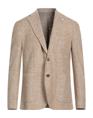 L.b.m 1911 L. B.m. 1911 Man Blazer Sand Size 44 Cotton, Acrylic, Polyester, Virgin Wool In Neutral