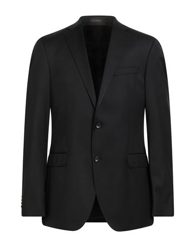 Windsor . Man Blazer Black Size 42 Virgin Wool In Black